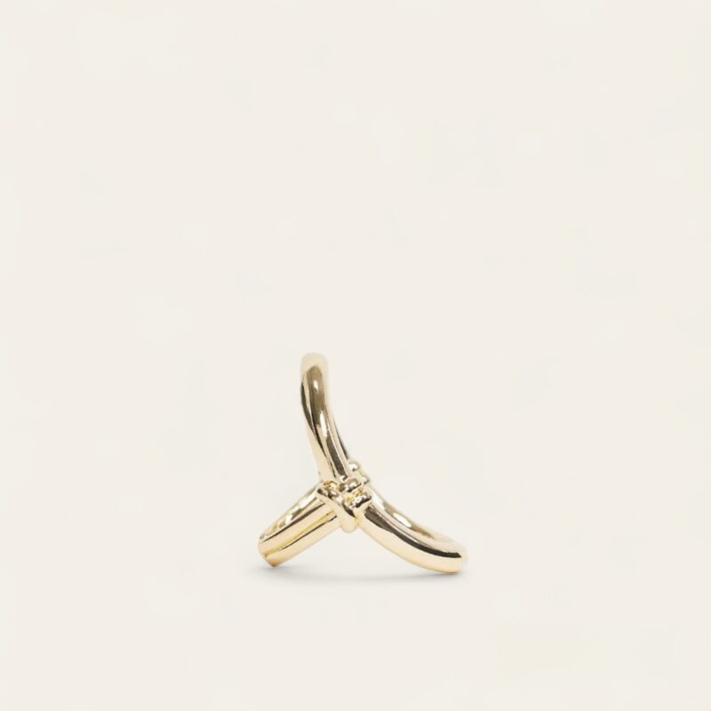 Bague Ovale - Doré – Image 2