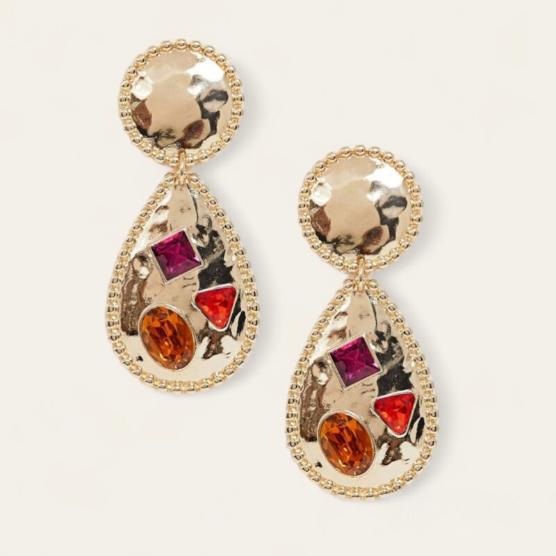 Boucles D'oreilles en goutte d'eau - Doré