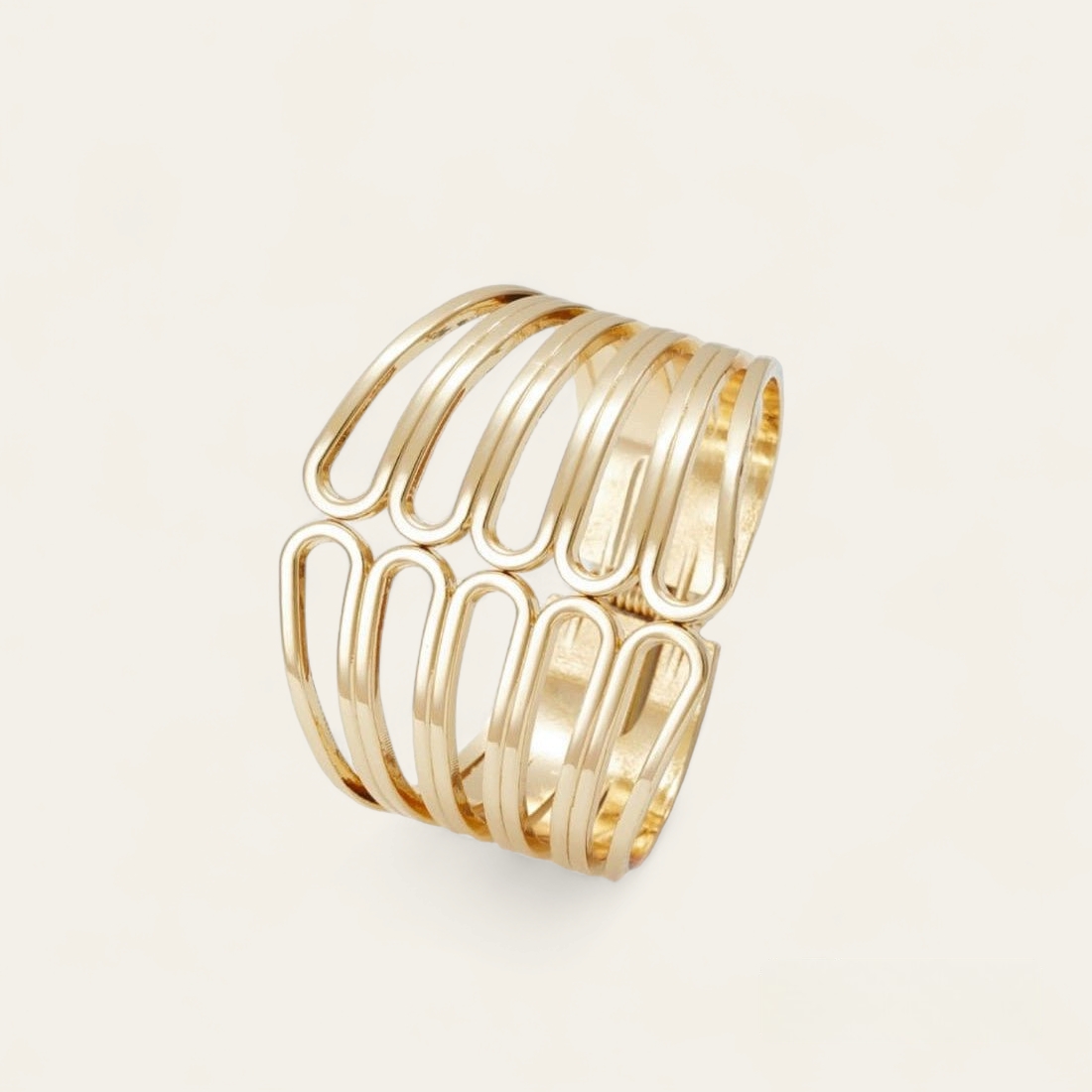 Bracelet Manchette- Doré