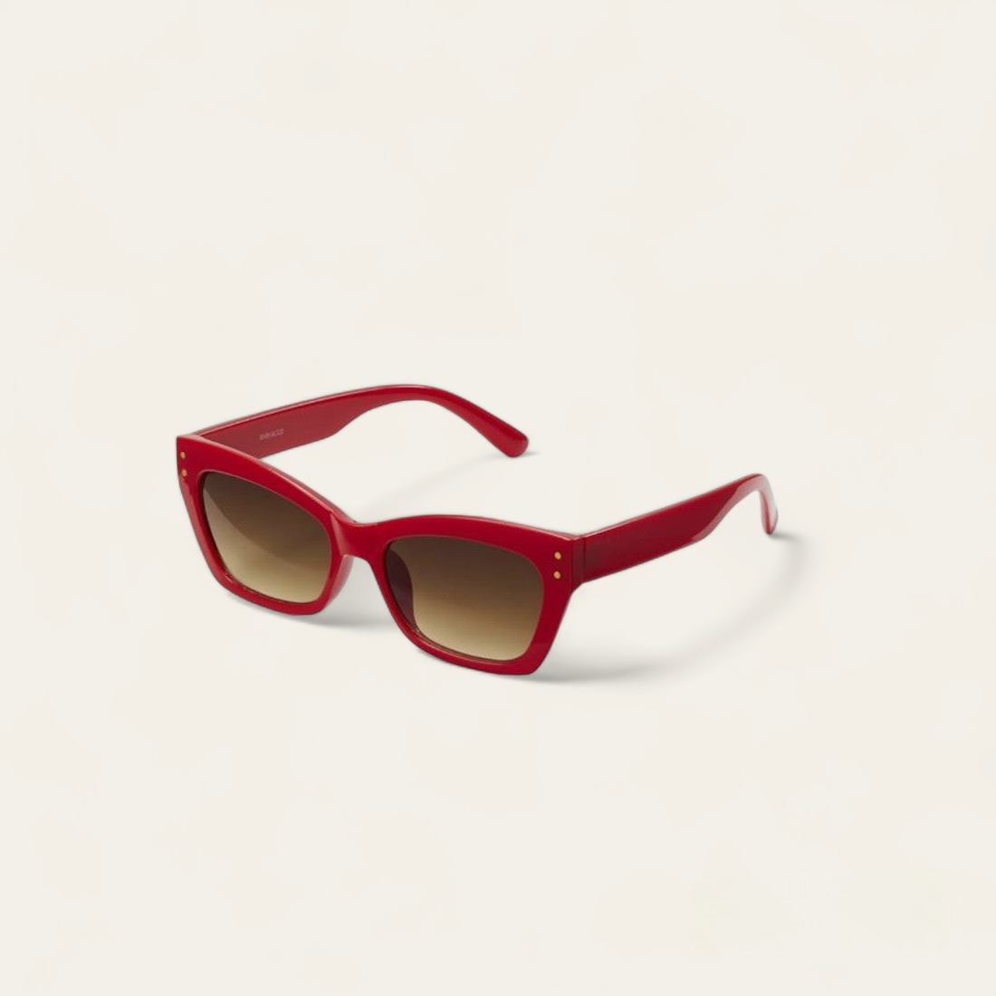 Lunettes de soleil Rétro-rouge