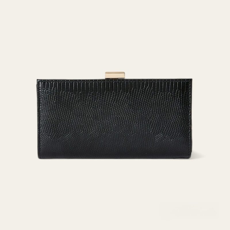 Pochette embossée - Noir