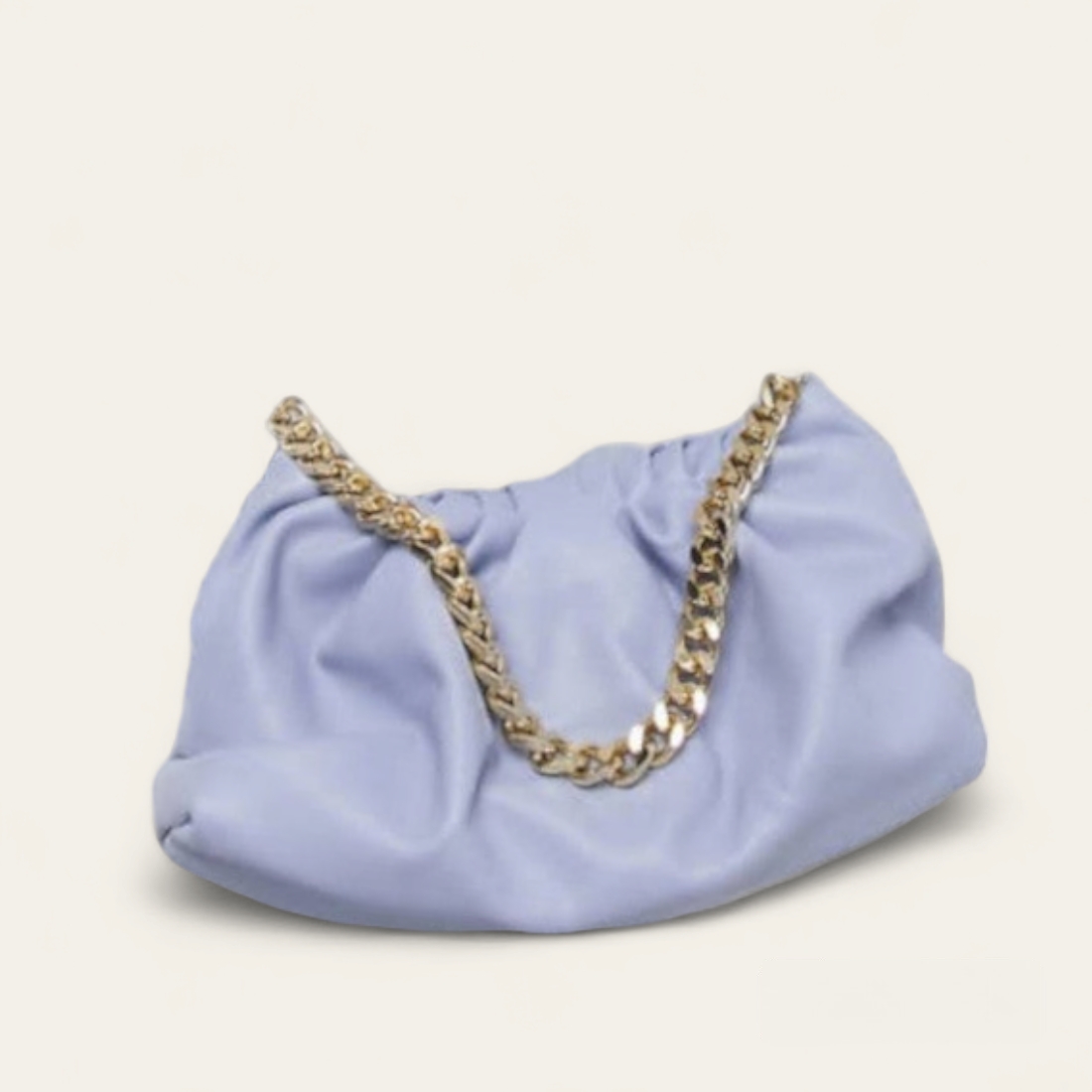 Sac oreiller souple avec chaine épaisse - Bleu clair