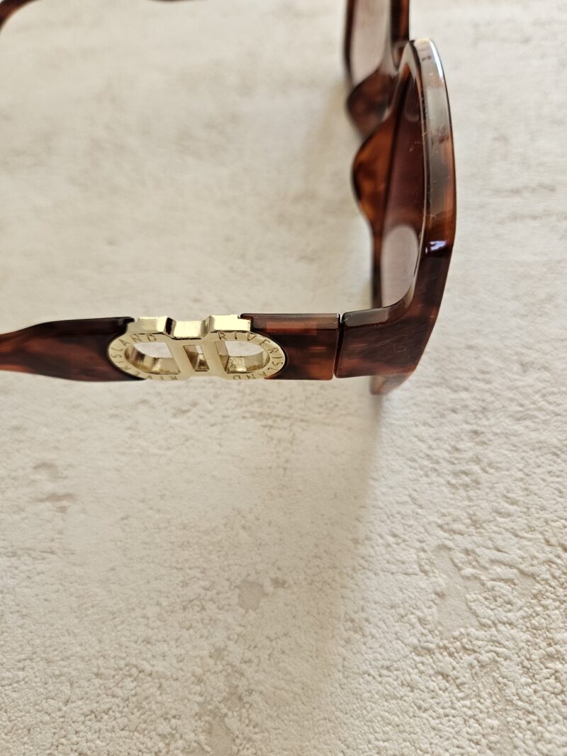 Lunettes de soleil carrées oversize - Écaille de tortue – Image 5