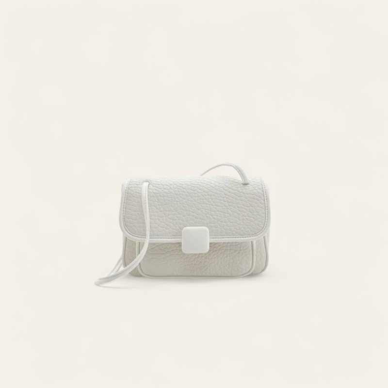 Sac à Bandoulière Crossbody avec Boucle - Blanc – Image 5