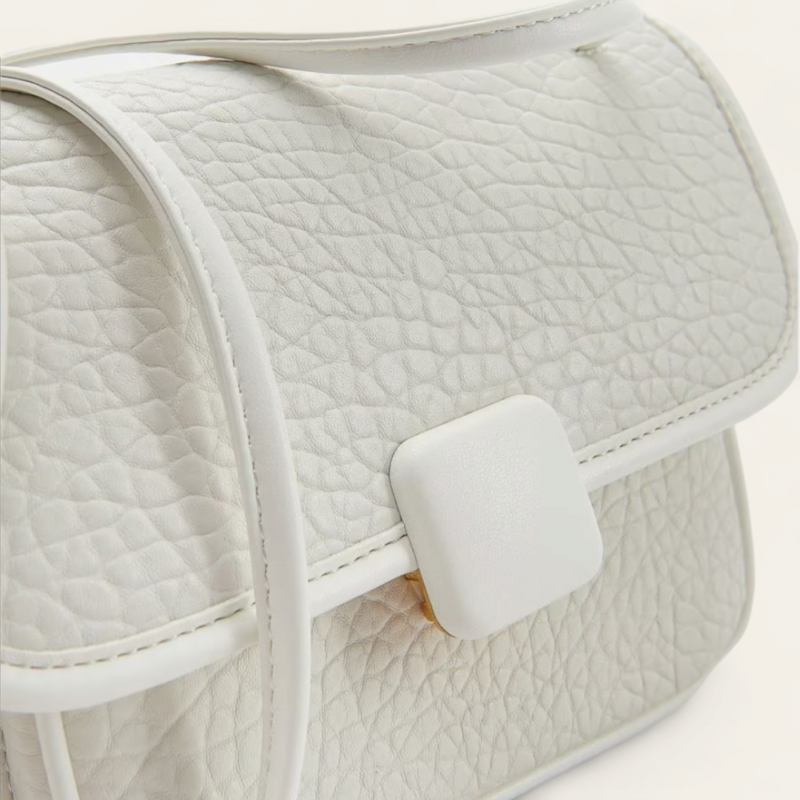 Sac à Bandoulière Crossbody avec Boucle - Blanc – Image 3