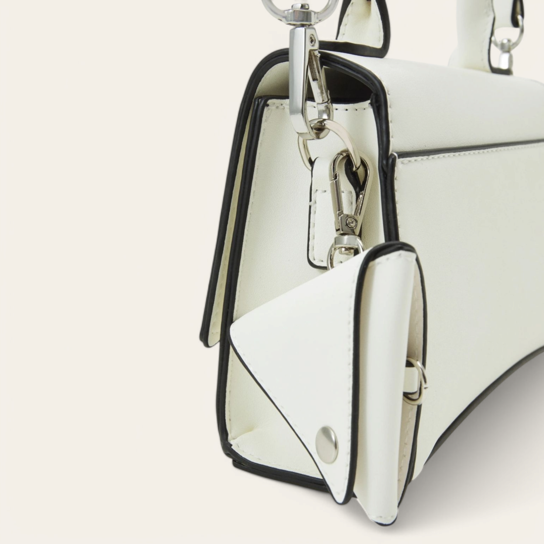 Mini sac bandoulière ornement porte-monnaie - Blanc