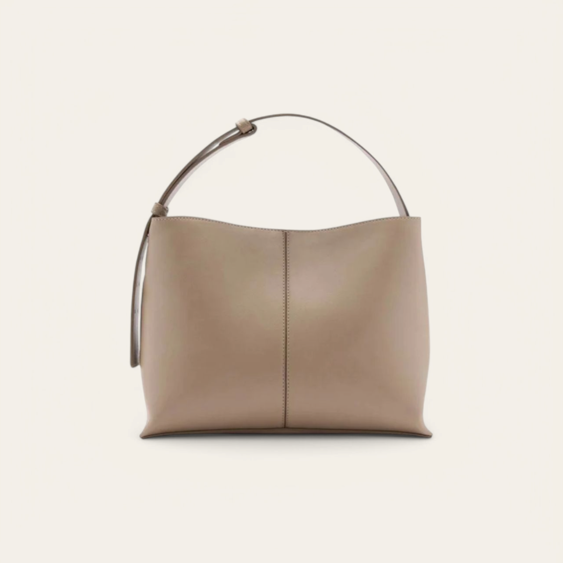 Mini sac cabas bandoulière - Beige