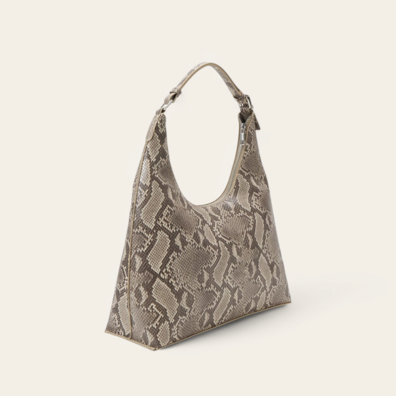 Sac cabas imprimé - Marron Beige
