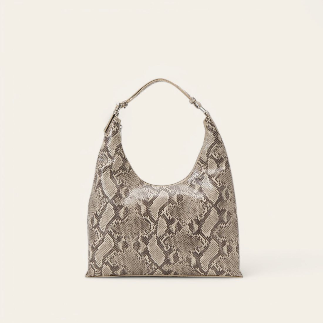 Sac cabas imprimé - Marron Beige