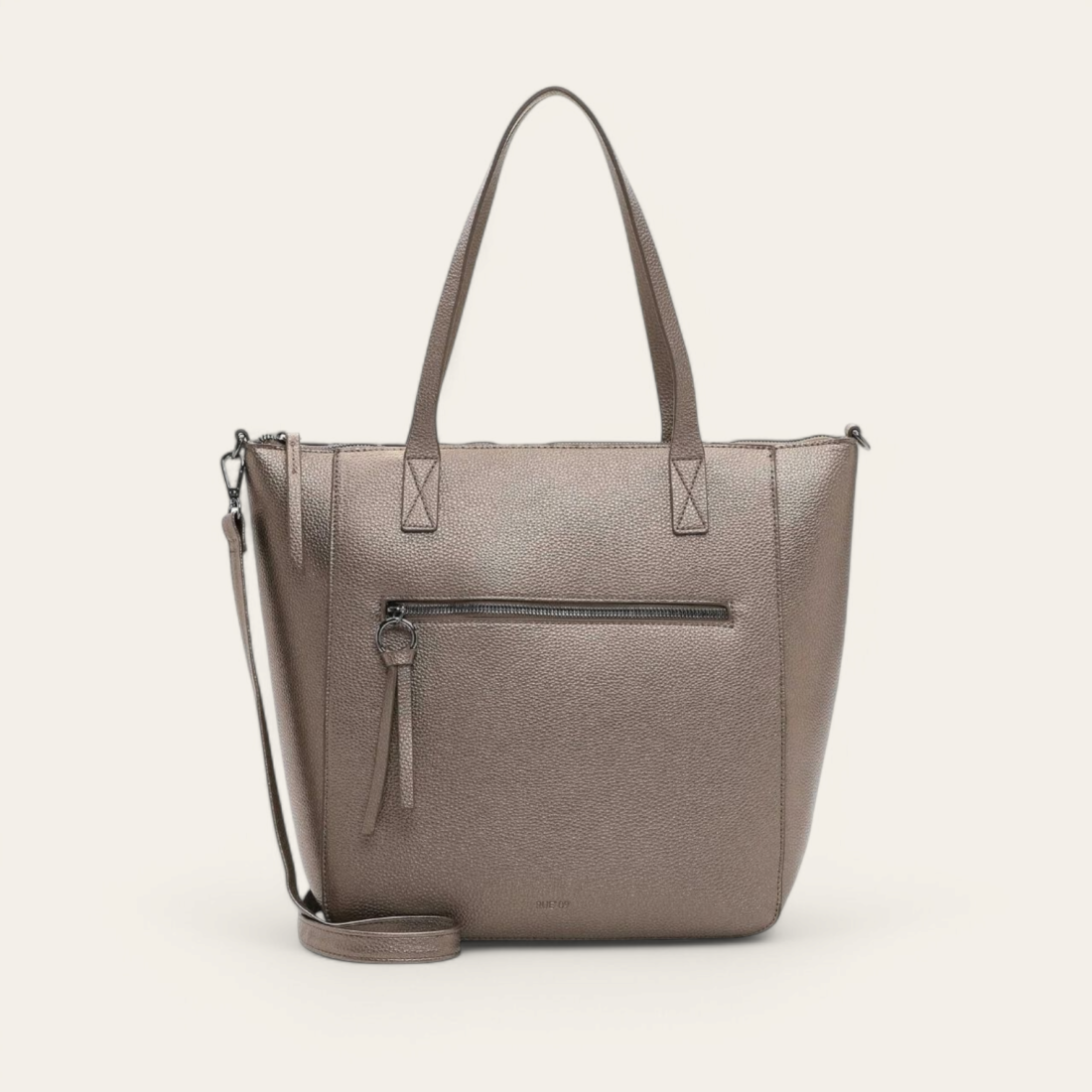 Sac cabas shopper - Argenté foncé
