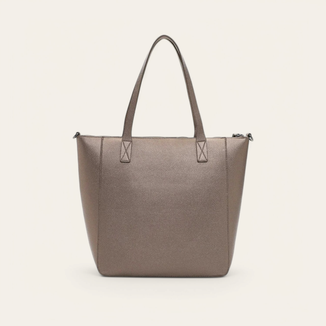 Sac cabas shopper - Argenté foncé