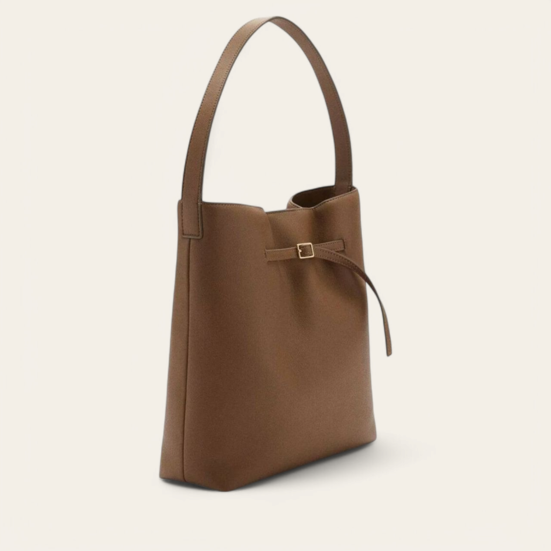 Sac seau boucle - Marron