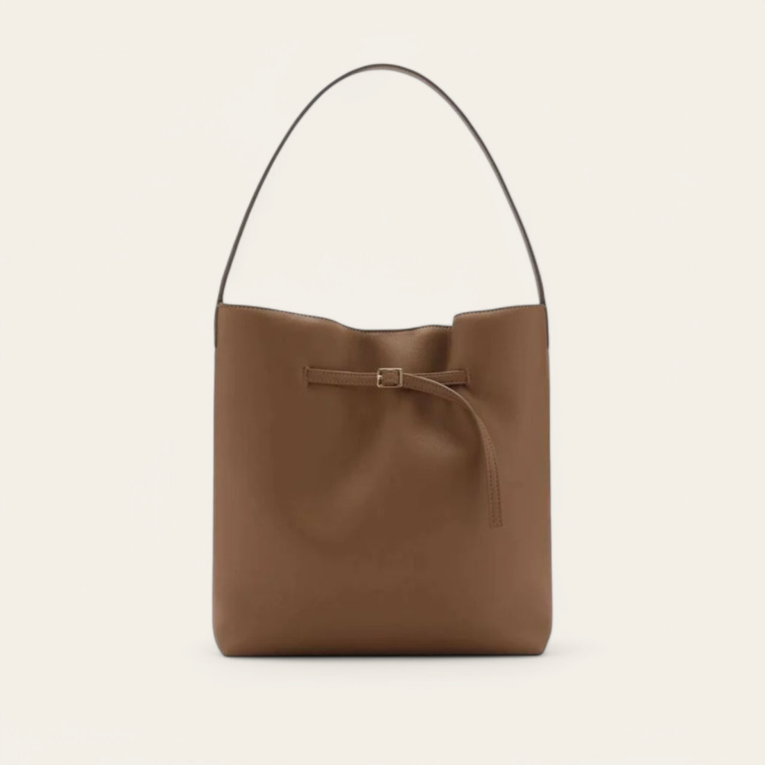 Sac seau boucle - Marron