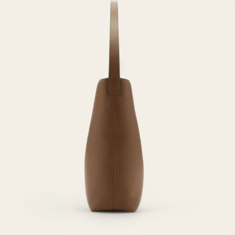 Sac seau boucle - Marron